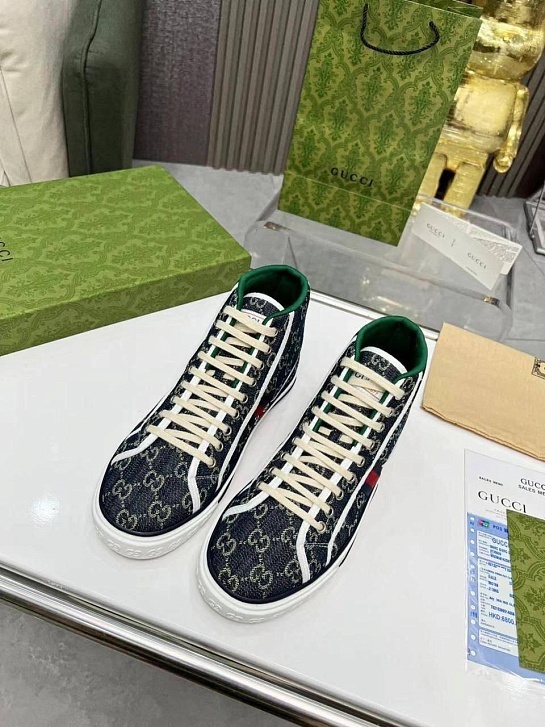 Мужские кроссовки Gucci Tennis 1977 high-top - Blue