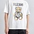 Мужская белая футболка Moschino Teddy Bear