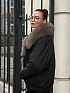 Женский чёрный пуховик с натуральным мехом Max Mara