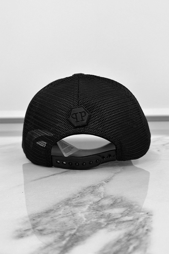 Мужская бейсболка Philipp Plein metallic-skull