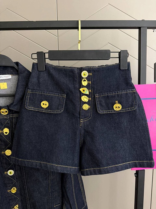 Женский джинсовый костюм Schiaparelli premium - Navy