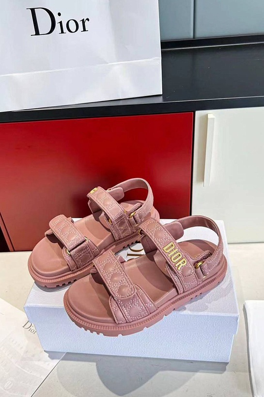 Женские сандалии Dior Dioract  - Pink