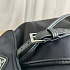 Чёрный нейлоновый рюкзак Prada 29x29 см