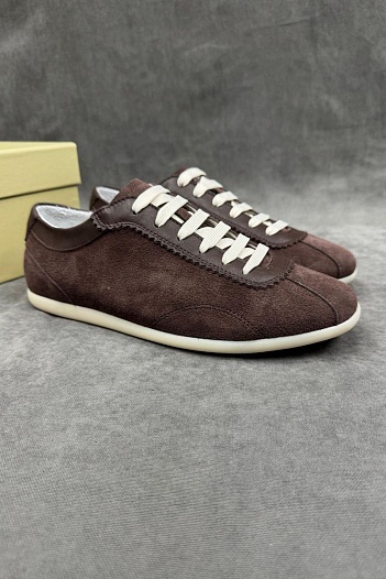 Мужские замшевые кроссовки Brunello Cucinelli   