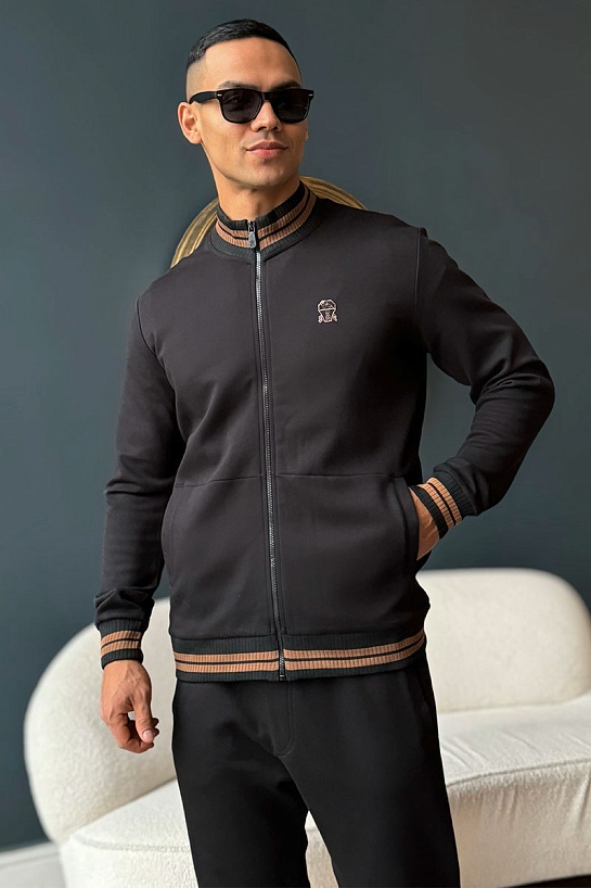 Спортивный костюм Brunello Cucinelli logo-embroidered - Black