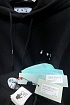 Утеплённое белое худи Off-White logo-print
