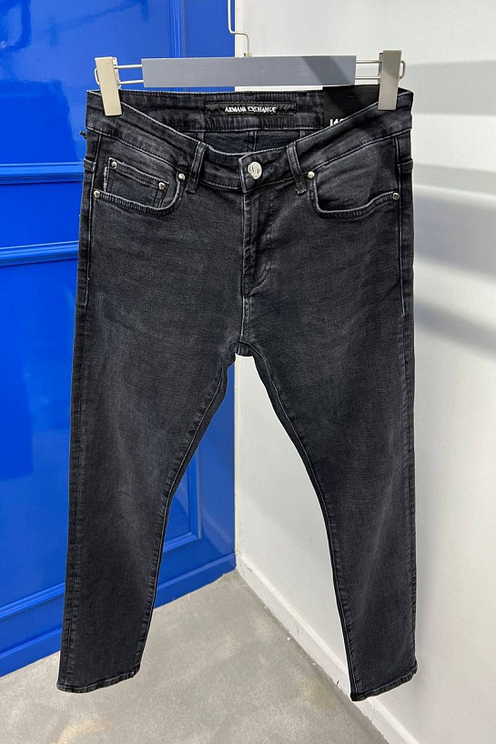Мужские чёрные джинсы Armani Exchange