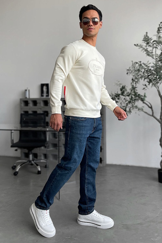 Мужские джинсы Jacob Cohen синего цвета