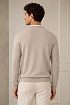 Мужской бежевый джемпер Burberry TB logo-embroidered