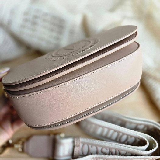 Кожаная сумка Versace Jeans Conture 22x15 см - Beige   