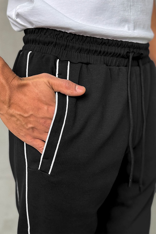 Чёрные спортивные штаны Hugo Boss