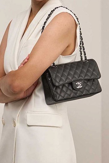 Женская кожаная сумка Chanel Timeless Premium  25x13x7 см   