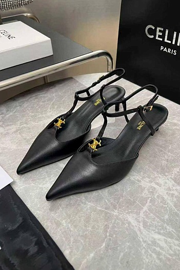 Женские кожаные туфли Celine premium   