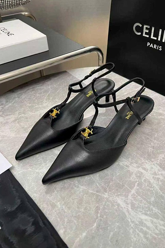 Женские кожаные туфли Celine premium