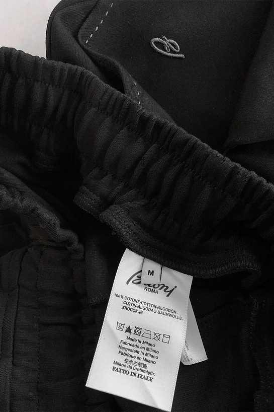 Мужские чёрные штаны Brioni