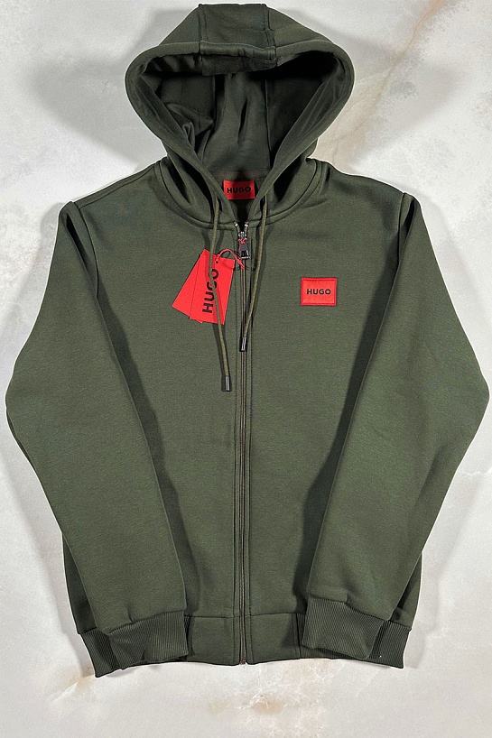 Утеплённая кофта на флисе Hugo Boss - Green