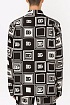 Мужская рубашка Dolce&Gabbana чёрного цвета geometric logo-print