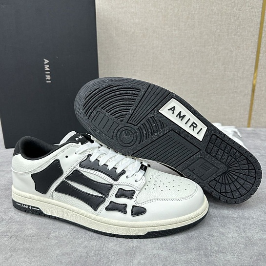 Кожаные кроссовки Amiri Skel Top Low
