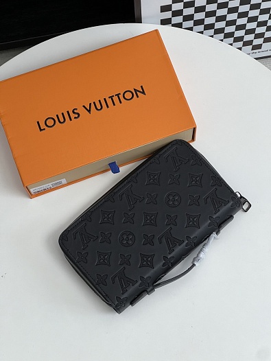 Кожаное портмоне Louis Vuitton Zippy XL premium 22x12x5 см   