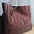 Замшевая сумка Yves Saint Laurent 38x34 см
