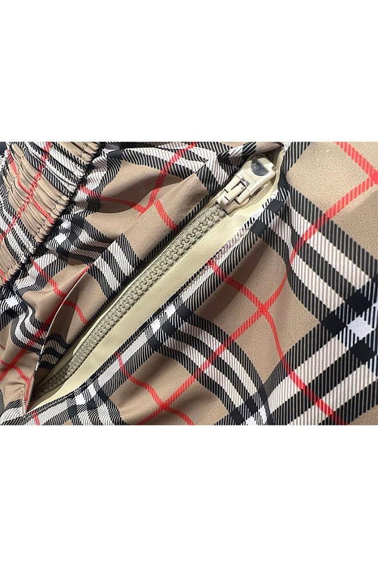Мужские бежевые шорты Burberry Vintage Check