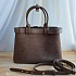 Замшевая сумка Prada 33x23 см