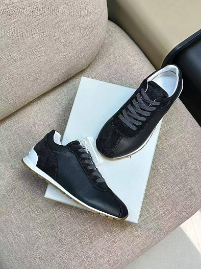 Женские комбинированные кроссовки Brunello Cucinelli low-top premium   