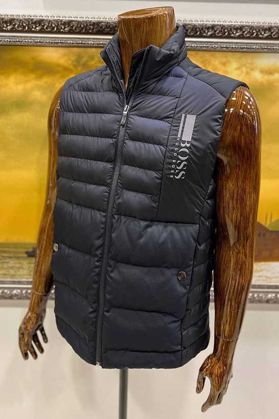 Мужской синий жилет Hugo Boss