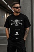 Чёрная оверсайз футболка Balenciaga Evangelion