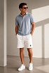 Мужские шорты Burberry TB - White
