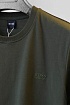 Мужская тёмно-зелёная футболка Hugo Boss