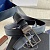 Двусторонний кожаный ремень Prada premium