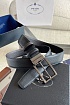 Двусторонний кожаный ремень Prada premium