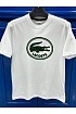 Белая футболка Lacoste logo-print