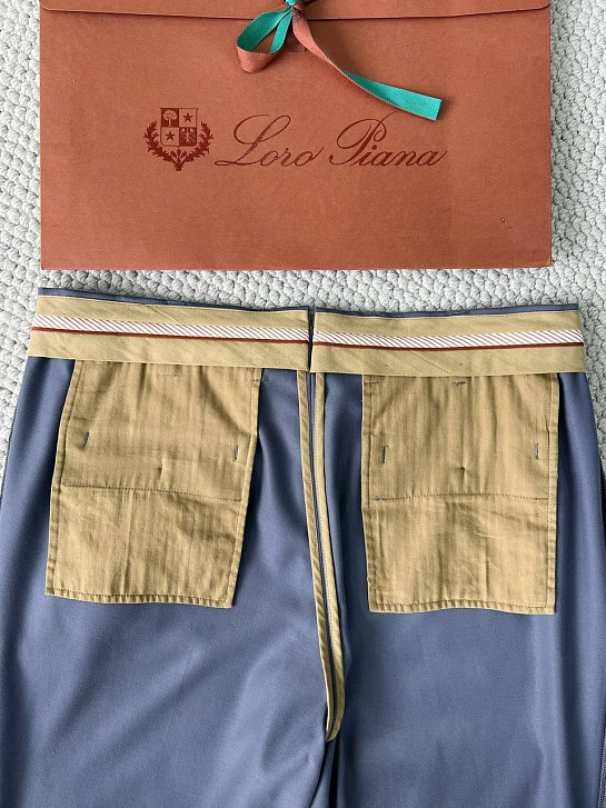 Мужские брюки Loro Piana Premium - Denim Blue