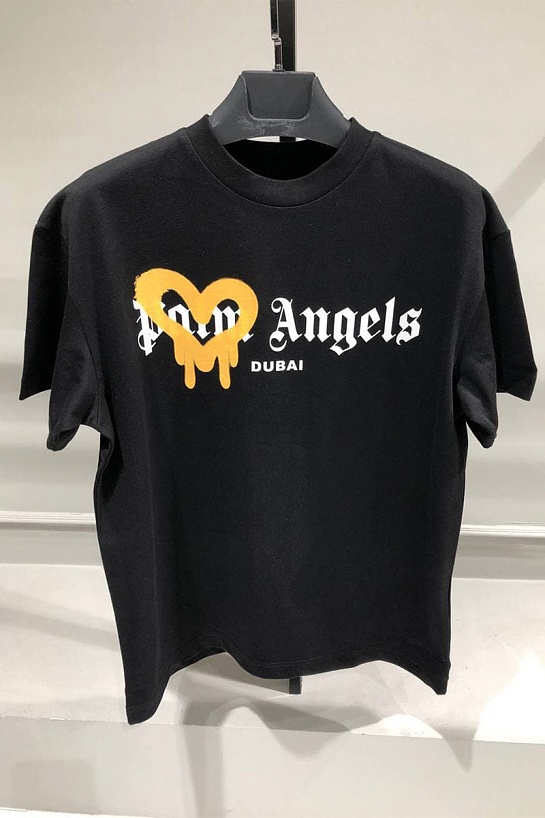 Оверсайз футболка Palm Angels Dubai Heart Sprayed