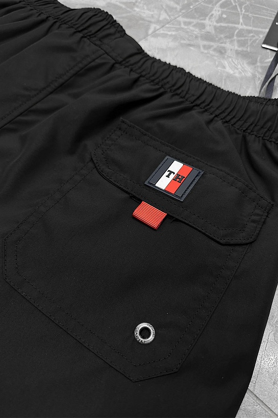 Мужские чёрные шорты Tommy Hilfiger