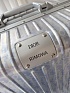 Чемодан Rimowa x Dior Aluminum Gradient L Premium 79x48x27 см