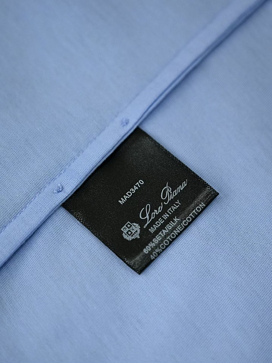 Мужская голубая футболка Loro Piana premium