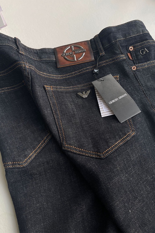 Мужские тёмно-синие джинсы Emporio Armani