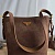 Замшевая сумка Prada Bucket 24x22 см - Brown