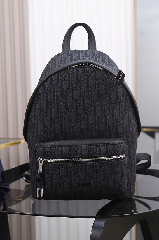 Текстильный рюкзак Dior Oblique Premium 37x26x15 см