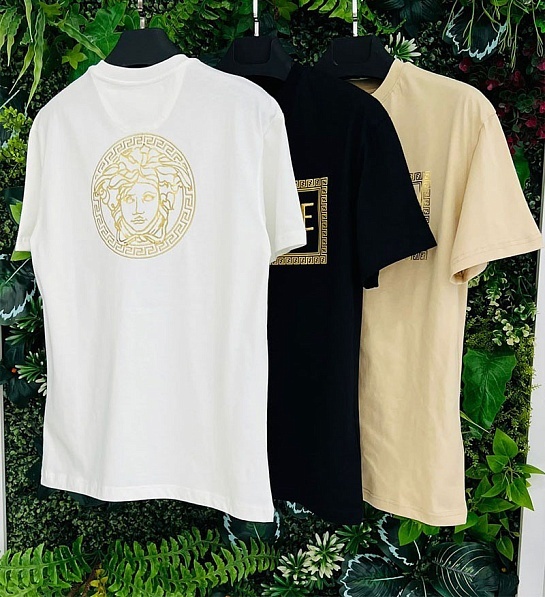 Белая футболка Collaboration Fendi x Versace Fendace Logo