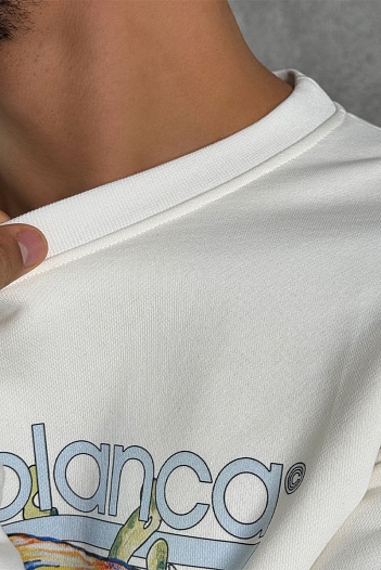 Белая кофта Casablanca Fond Marin   