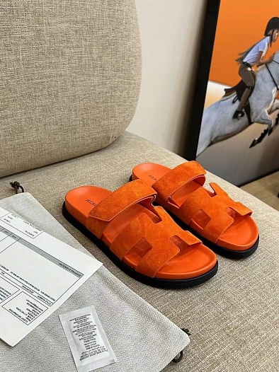Женские сандалии Hermes Premium - Orange   