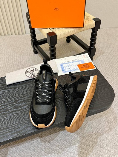 Мужские кроссовки Hermes Jimmy - Black   