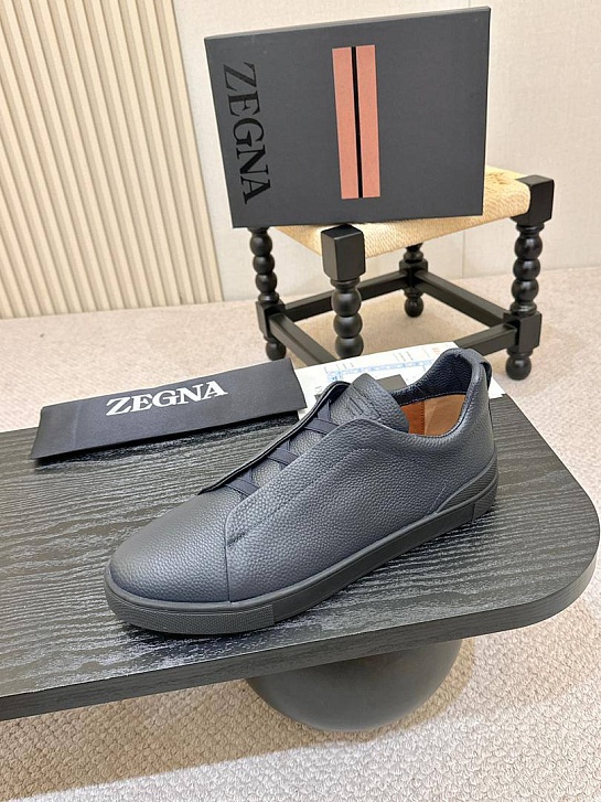 Мужские кроссовки Ermenegildo Zegna Triple Stitch - Navy
