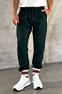 Зелёные спортивные штаны Gucci GG jacquard