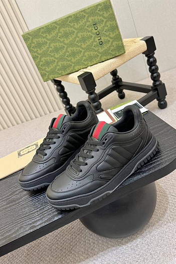 Мужские кожаные кроссовки Gucci Re-Web   