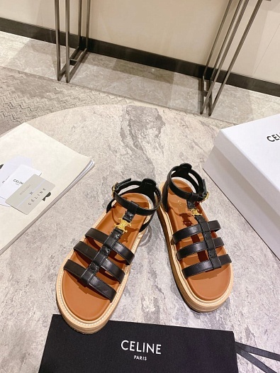 Женские сандалии Celine Premium - Black   